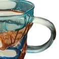thumbnail image 2 of 1 Pc Painted Book Mug, 3D Painted Stackable Book Coffee Cup, Stained Glass Book Mug for Book Lover, 2 of 8