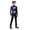 Purple, variant on Kids Boys Modern Jazz Latin Dance Unitard Figure Skating Jumpsuit Long Sleeve Rhinestone Color Block Bodysuit Purple 6