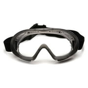 Direct/Indirect-Gray Frame/Clear Anti-Fog Lens
