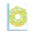 Vibrant-mosaic-tile-1 994, variant on Green    Dessert Sweet Food Book Sheet Protectors Portfolio Binder Folder