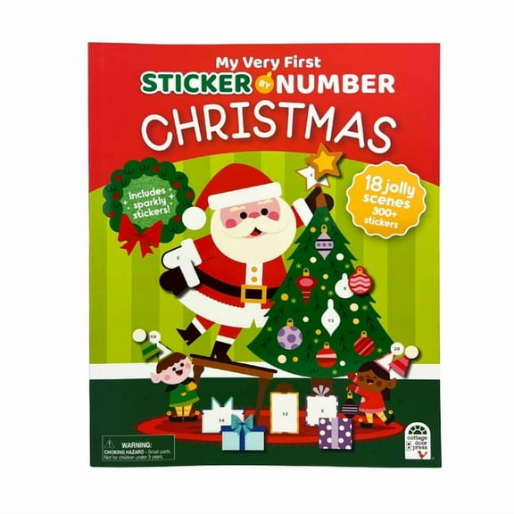 My Very First Sticker by Number My Very First Sticker by Number Christmas, (Paperback)