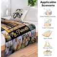 thumbnail image 3 of AISENIN Custom Blanket 15 Photos Collage Text Customized Blankets Personalized Blanket Memorial Birthday Christmas New Year Gifts for Dad Mom Daughter Friends Teacher, 3 of 5