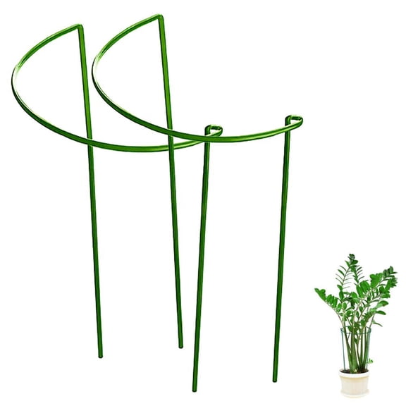 Plant Support Stakes, 2 PCS Peony Cages and Supports, Plant Stakes for Indoor Plants, Outdoor Plants, Tomato Hydrangea Support Cage