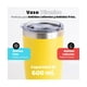 thumbnail image 5 of Vaso De Acero Inoxidable De 20oz Con Tapa Y Popote Amarillo, 5 of 5