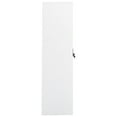 thumbnail image 3 of vidaXL Wardrobe White Steel Large Wardrobe Rectangular Modern, 3 of 10
