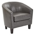 thumbnail image 3 of OSP Home Furnishings Ethan Fabric Tub Chair with Dark Espresso Wood Legs, 3 of 4