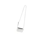 thumbnail image 2 of Tarjetero portátil con cremallera para tarjetas de crédito mujer jinwen cuero PU moda Plata, 2 of 8