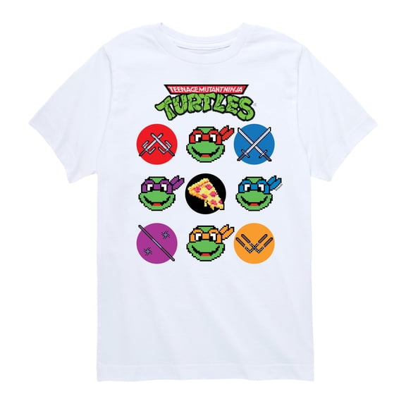 Teenage Muntant Ninja Turtles - Turtles Grid - Toddler And Youth Short Sleeve Graphic T-Shirt