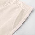 thumbnail image 5 of FUZHIQ Men's Cotton Casual Shorts Comfort Stretch Training Shorts Quick-Dry Lightweight Summer Walking Shorts Sports with Pockets,M, 5 of 7