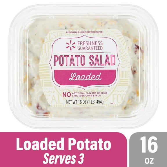 Freshness Guaranteed Premium Loaded Potato Salad, Ready to Serve Small Tub, 16 oz (Refrigerated)