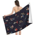 thumbnail image 3 of Mushrooms Large Beach Towel - Plush Thick Cotton Pool Towel, Adult Beach Towels, 3 of 16
