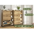 thumbnail image 6 of Canddidliike Durable Wood Shoe Rack, Driftwood Color, Functional & Fashionable, for Living Room, 6 of 10