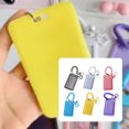 4pcs Star Shaped Keychain with Card Slot, Lightweight Portable Holder ...