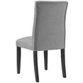 thumbnail image 2 of Modern Contemporary Urban Design Dining Kitchen Room Side Chair, Set of Four, Fabric, Light Grey Gray, 2 of 4