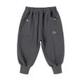 thumbnail image 3 of Kids Girls Sweatpants Jogger Pants for Girls with Pockets Adjustable Drawstring Basic Sweatpants Girls Size Pants 5-6 Years, 3 of 3