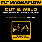 MagnaFlow Conv 2.50 OEM Fits Fits 1998-2018 NISSAN ALTIMA, 1999-2016 CHEVROLET SILVERADO, 5 lb