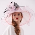 thumbnail image 4 of Tea Party Hat Easter Women Fascinator Hat Floral Tea Party Wedding Hat, 4 of 5
