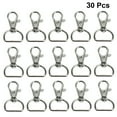 thumbnail image 3 of FRCOLOR 30pcs 360 Degrees Swivel Trigger Snap Hooks for Home (Silver),2.44"X2.44"X0.12", 3 of 10
