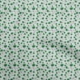 thumbnail image 1 of oneOone Cotton Poplin Green Fabric Florals Sewing Material Print Fabric By The Yard 42 Inch Wide, 1 of 4