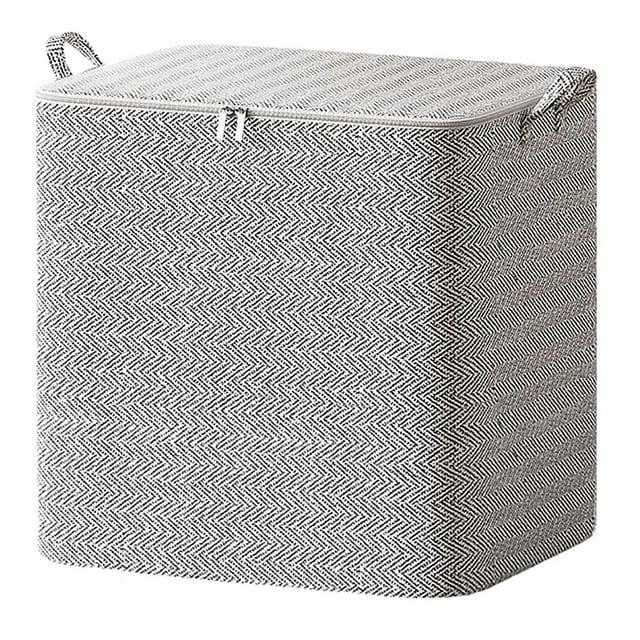 pdqouc Storage Bags Portable Non Woven Zipper Storage Bag Clothes Storage Foldable Closet Organizer Storage Containers with Durable Carry Handles Wardrobe Sorting Storage Box Organizer