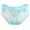 Light Blue, variant on Women's Sexy Transparent Low Waist Seamless Lace Cotton Triangle Underwear - Ultra Thin Mesh, M/L Sizes