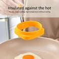 thumbnail image 5 of Silicone Egg Cooker Rings Set, 5 Pack Egg Shaper Mold with Scaldproof Handle Frying Eggs Maker Mold for Griddle Breakfast Cooking, 5 of 5