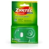 Zyrtec 24 Hour Allergy Tablets with Cetirizine HCl, Travel Size, 3 ct