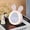 Light Pink, variant on CATPAN Bunny Alarm Clock Night Light for Kids with Temperature Brightness Adjustable and Time Display, Rechargeable, Timing Function, Non-Flickering Eye-Caring LED Warm Light (Milk White)