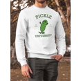 thumbnail image 3 of Pickle University Sweatshirt Women's -SmartPrintsInk Designs, 3 of 4