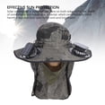 thumbnail image 4 of Fan Hat, Solar Cooling Quick Drying USB Charged Wide Brim Outdoor Fishing Sunscreen for Men with 3 Level Adjustable Wind Speed, 4 of 7