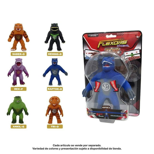 Figura Dinos Flexors 6 Pulgadas Varios Modelos 1 Pieza