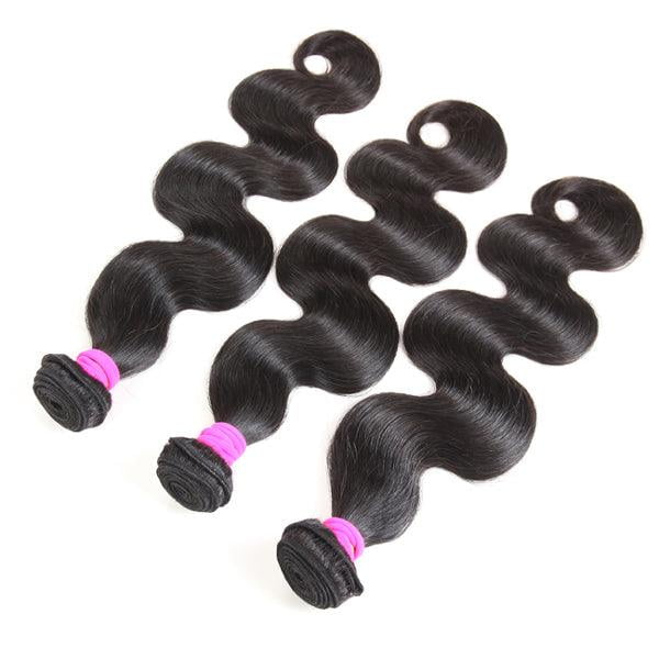 LUVME 3pcs Body Wave / Water Wave / Deep Wave / Loose Wave / Straight 100% Virgin Human Hair Bundles