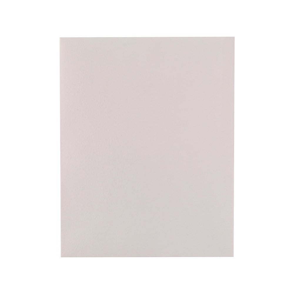 Staples School Grade 2 Pocket Folder White 25/Box (50760/27537-CC) 578542
