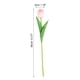 thumbnail image 2 of Uxcell 24Pcs Tulipanes Falsos Artificiales, Tulipanes Artificiales de PU que Lucen Reales con Tallos, Rosa Claro, 2 of 6