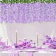 thumbnail image 4 of Guirnalda artificial de flores de glicina ZINHO, 60 ramas, color morado, 4 of 7