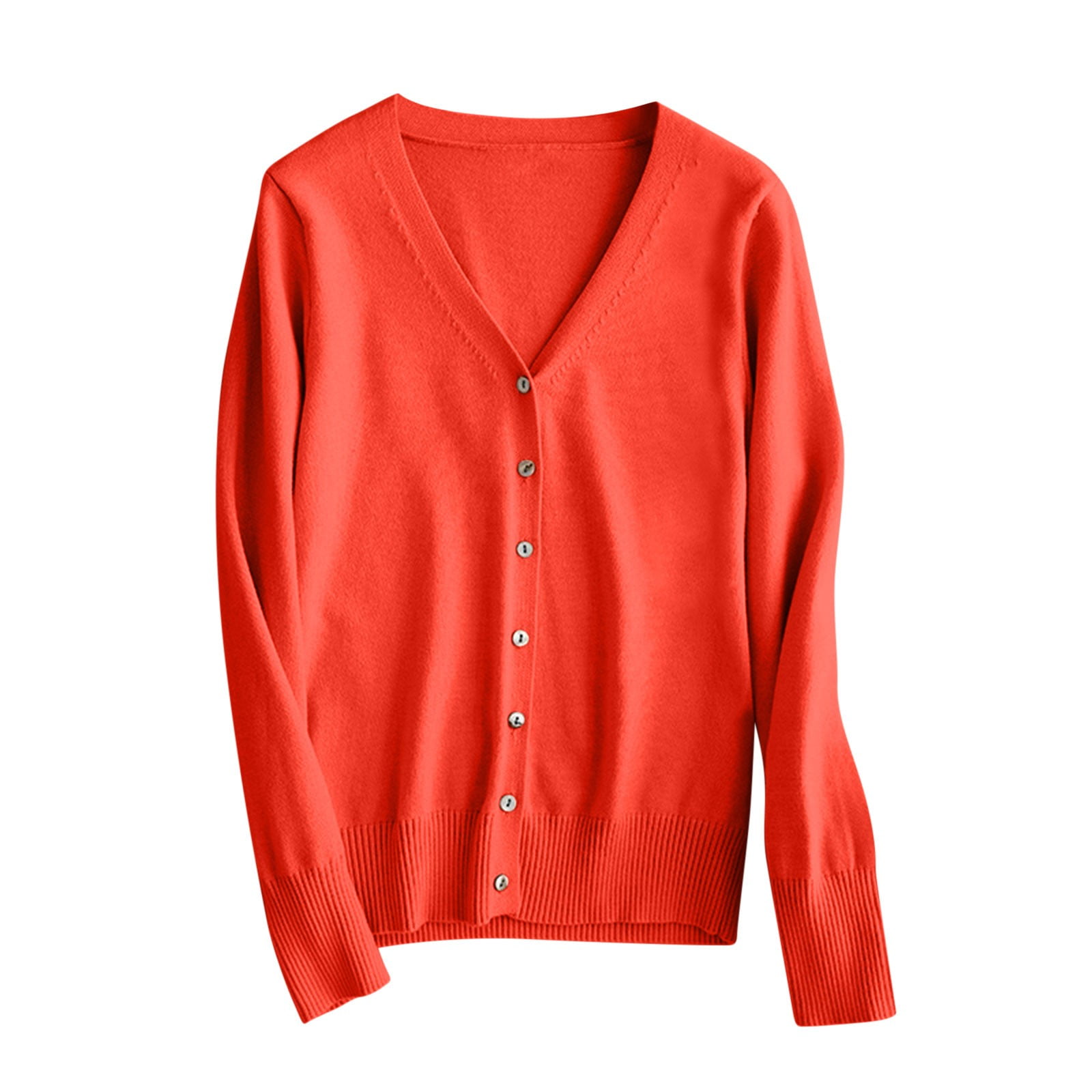 Women's Oversized Cardigans Solid Color Knit Open Front Sweater Casual Jackets Lightweight Outerwear - image 4