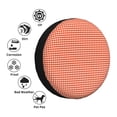thumbnail image 4 of Balery Orange Gingham Cubiertas para Neumáticos - Protector Resistente para Neumáticos de Camioneta, SUV, Remolque, Camper y RV-15 inch, 4 of 6
