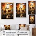 thumbnail image 4 of Designart "African Savannah Euphony II" African Floater Framed Canvas Art Print, 4 of 7