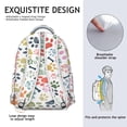 thumbnail image 5 of Dog Print Travel Backpack for Students - Durable Zippers, Side Water Bottle Holder, Ergonomic Design for Reduced Shoulder Strain, 5 of 6
