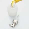 thumbnail image 5 of mDesign Glass Refillable Foam Soap Dispenser - Clear Frost/Matte Satin, 5 of 6