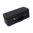thumbnail image 3 of yuksok Bangle Box PU Leather Portable Handle Shows Fashionable Bracelet Storage Box Black, 3 of 9