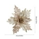 thumbnail image 3 of Flores para árbol de Navidad en color champán, burdeos y dorado | Palitos florales decorativos de tela 3D hechos a mano para decoración de bodas, fiestas y hogar, 3 of 6