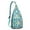 Greenish-blue-5, variant on Boho Seashell Sling Backpack – Tropical Nautical Hiking Daypack with Watercolor Shells & Coral Design, Lightweight Waterproof Travel Bag for Beach, Coastal Trips & Outdoor Adventures