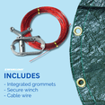 thumbnail image 3 of Swimline Hydrotools Ripstopper Winter Pool Cover for 16 x 25 Ft Above Ground Oval Pools, 3 of 6