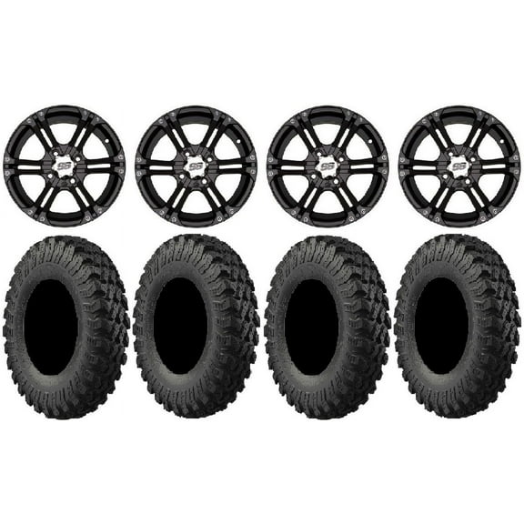 ITP SS212 14" Wheels Black 28" MotoRally Tires Polaris RZR XP 1000 / PRO XP / Ranger XP 900/1000