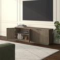 thumbnail image 4 of Mansfield Rectangular TV Stand for TV's up to 78" in Antiqued Gray Oak, 4 of 9