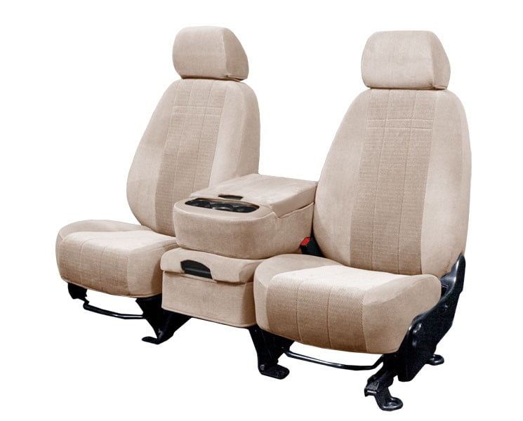2006 2008 Ford Fusion Mercury Milan Front Row Buckets Beige Premier Insert With Classic Trim O E Velour Custom Seat Cover Com - 2008 Ford Fusion Se Seat Covers