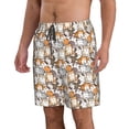 thumbnail image 2 of Fuzoiu Cartoon Cat 1 Print Men's Beach Shorts,Men's Swim Trunks,Quick Dry Board Shorts with Pockets,Men's Bathing Suits for Surfing, Running, and Casual Wear-XX-Large, 2 of 6