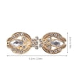 thumbnail image 2 of Elegant Rhinestone Shawl Clip with Durable Zinc Alloy Construction Golden Color for Decoration Use, 2 of 9