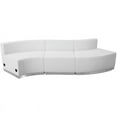 thumbnail image 4 of Flash Furniture Hercules Alon 3 Pièces de Réception en Blanc, 4 of 8